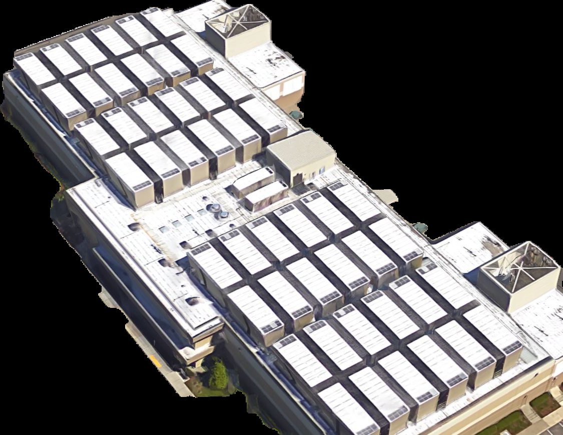 Roof cooling plant